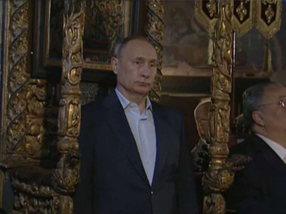 Путін  «приміряв» трон імператора Візантії