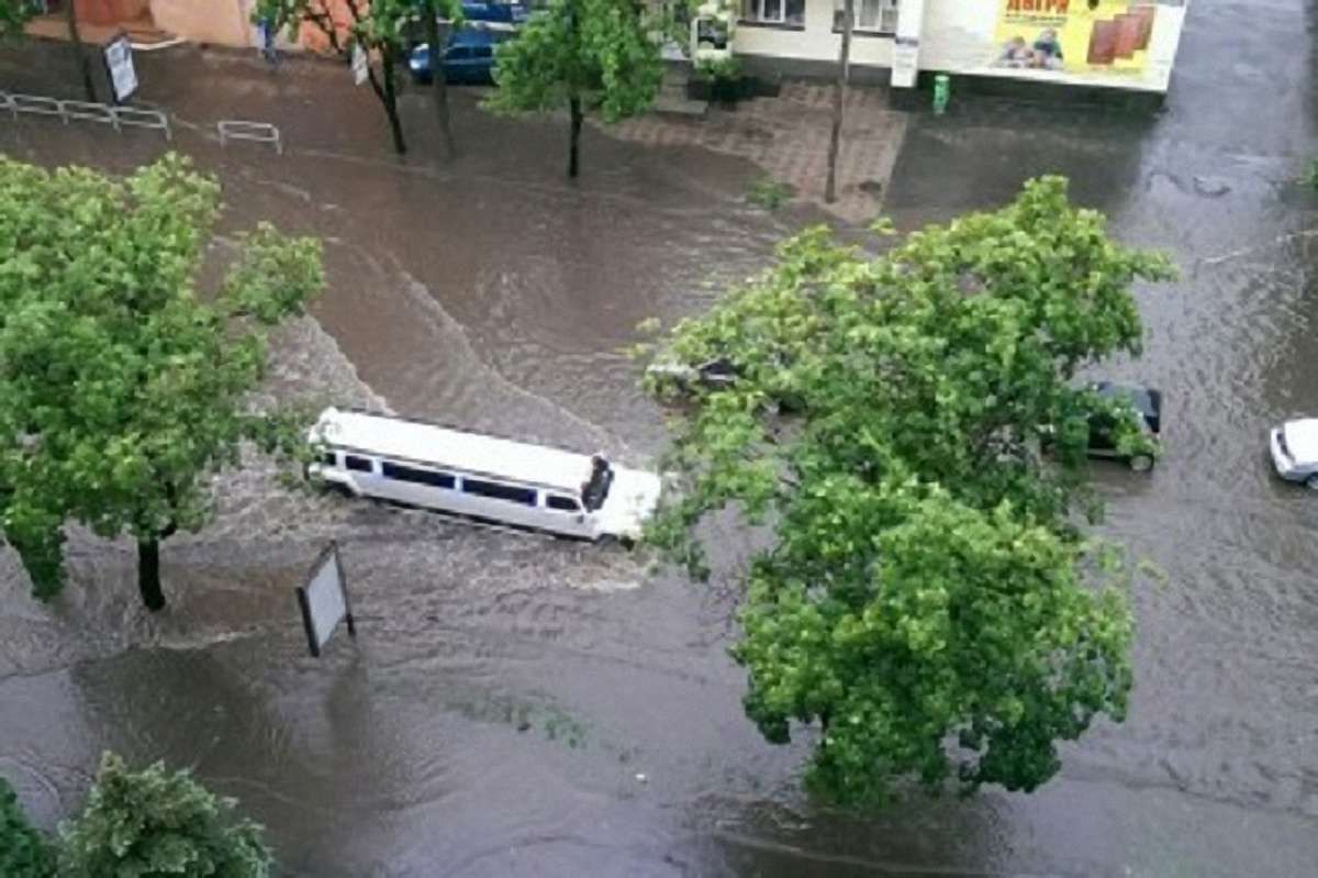 У Харкові негода повалила дерева і зірвала дахи будинків