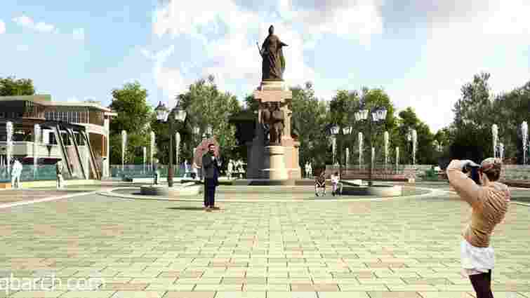 Столицю Криму запрудять привезеними з Підмосков'я пам'ятниками Катерині ІІ та її коханцю