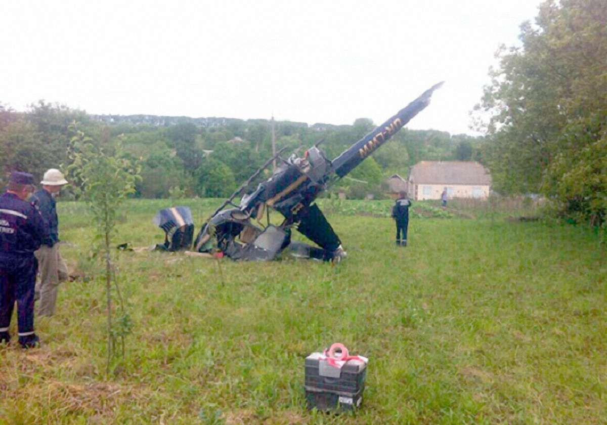 На Хмельниччині розбився вертоліт