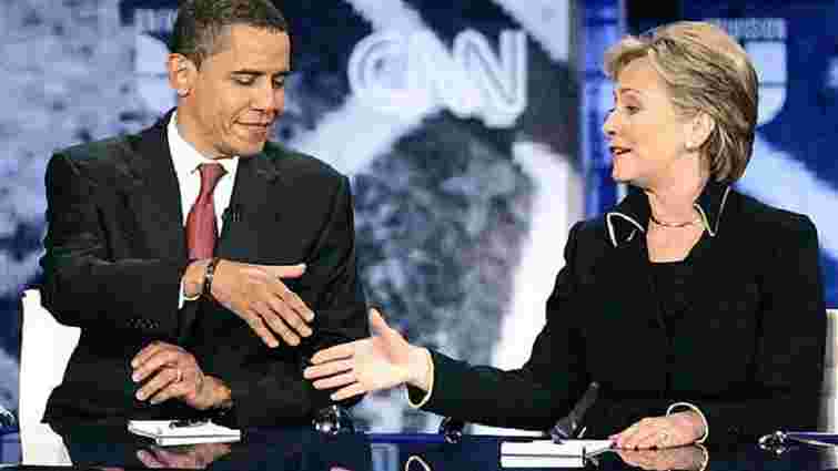 Барак Обама підтримав Гілларі Клінтон у президентській кампанії в США