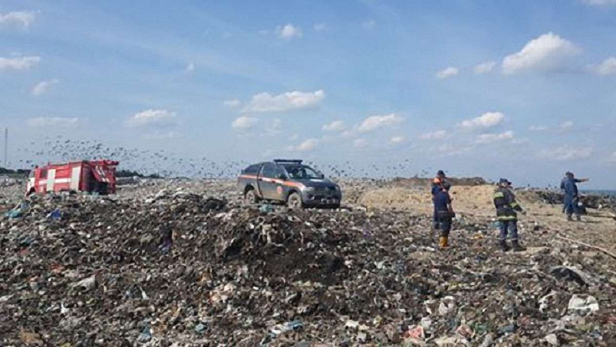 Пожежу на Грибовицькому сміттєзвалищі повністю ліквідували