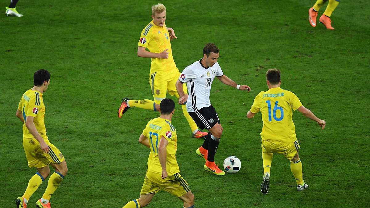 Збірна України поступилась Німеччині на Євро-2016
