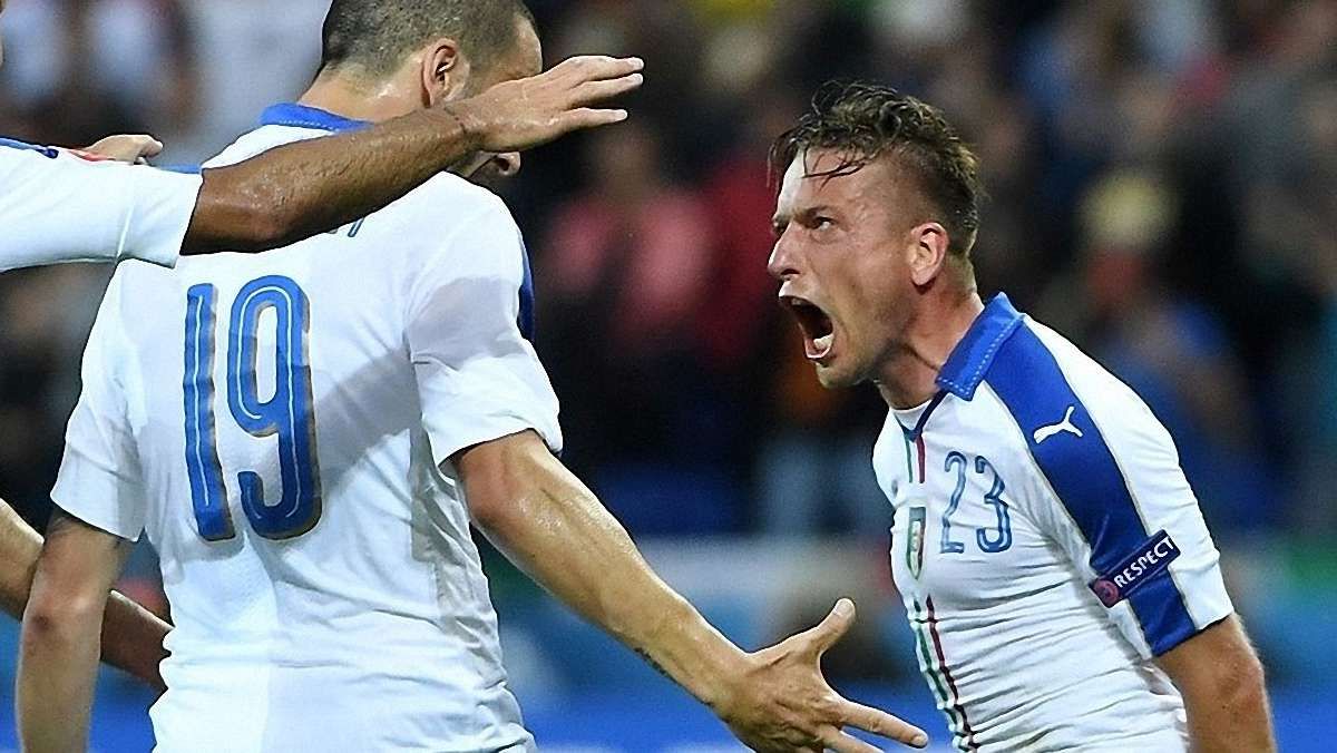 Євро-2016: збірна Італії двічі забила Бельгії