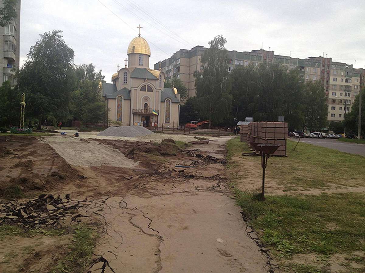 На Сихові облаштують громадський простір для відпочинку 