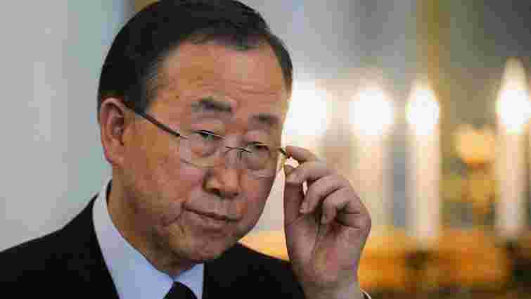 ООН виправила слова Пан Гі Муна про миротворчу роль Росії в світі