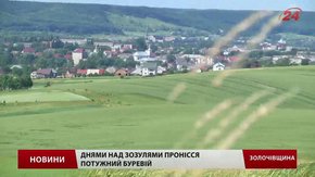 На Золочівщині буревій понищив понад тисячу гектарів посіяного зерна