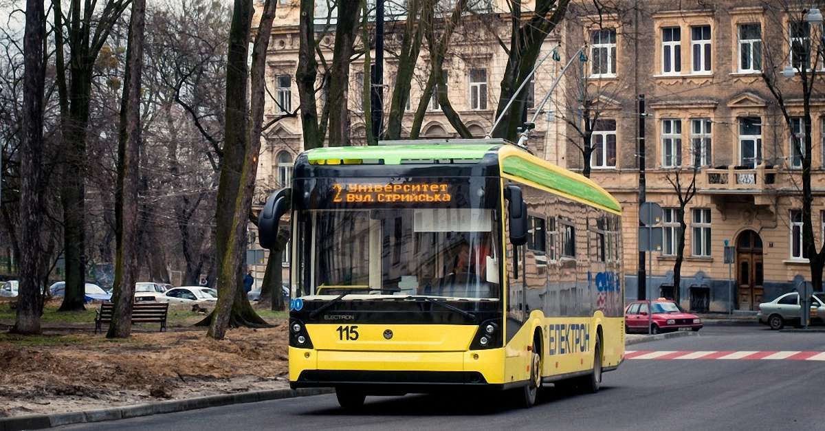 Львів заплатить за п'ять нових тролейбусів «Електрон» на ₴6,65 млн більше