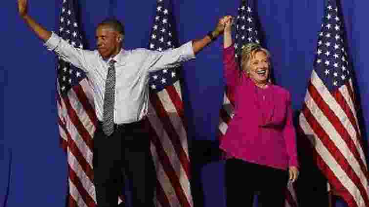 Барак Обама вперше виступив на мітингу в підтримку Гілларі Клінтон