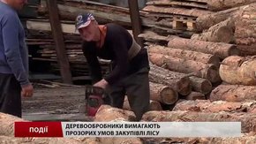 Деревообробники Львівщини вимагають прозорих умов закупівлі лісу