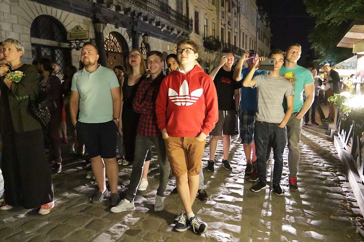 У центрі Львова показали світлове маппінг-шоу