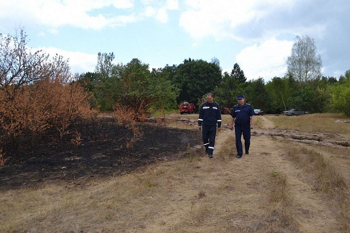 ДСНС ліквідувала пожежу в Чорнобильській зоні