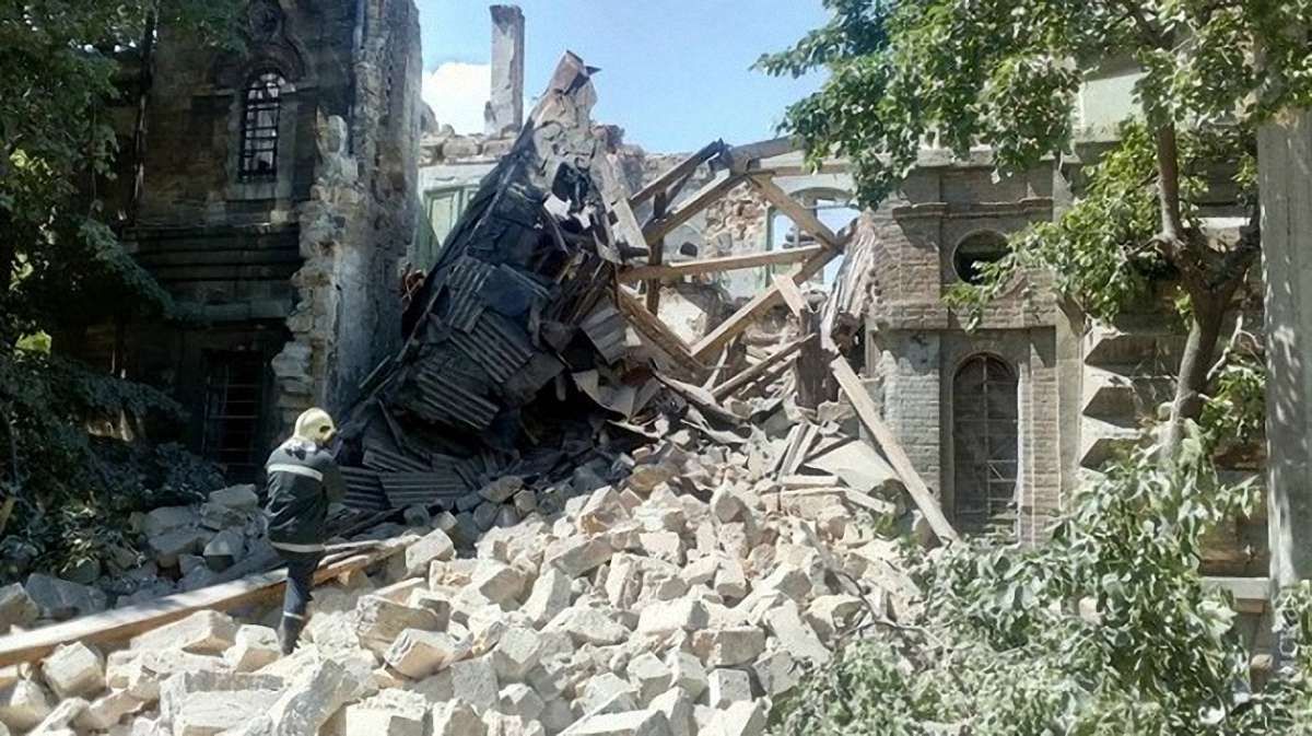 В центрі Одеси завалилась пам’ятка архітектури національного значення