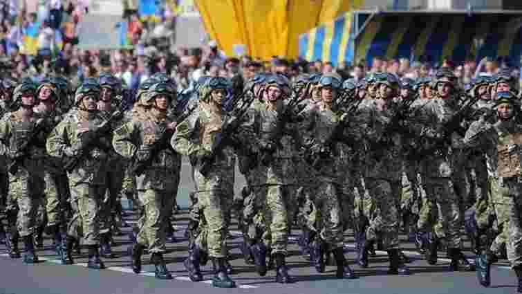 Україна відзначить 25-ту річницю Незалежності військовим парадом
