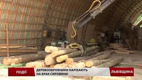 Деревообробники нарікають на брак сировини