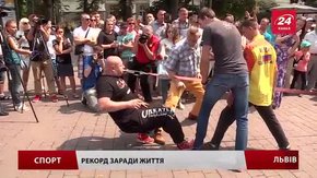 Олег Тягнизуб встановить новий рекорд задля порятунку онкохворих діток