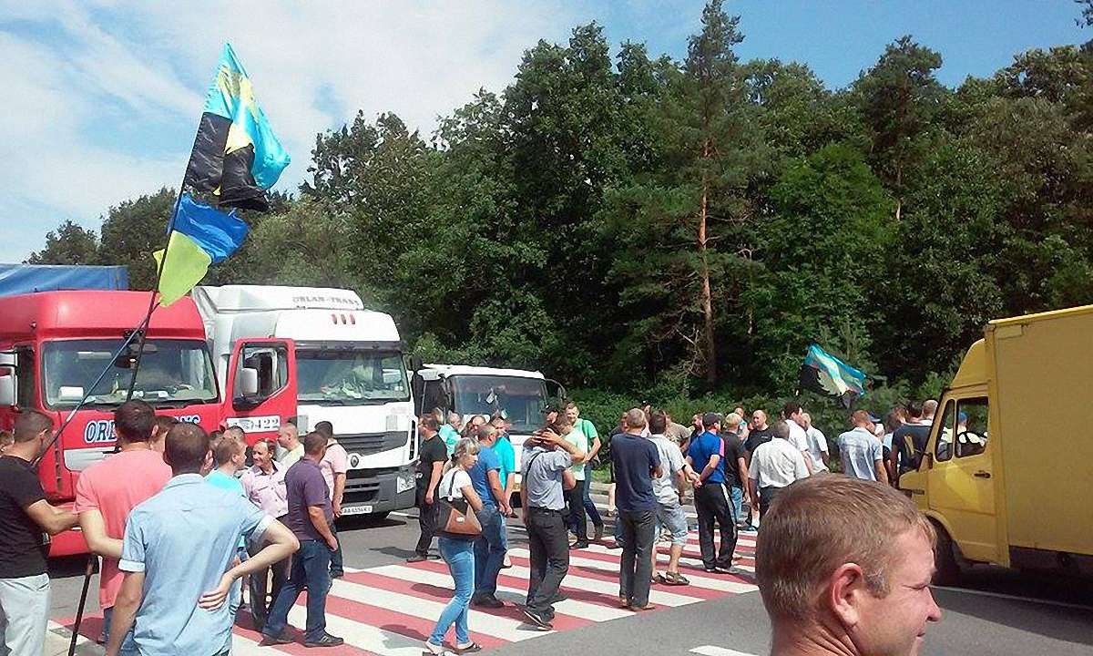 Шахтарі завершили страйк на трасі Львів-Рава-Руська