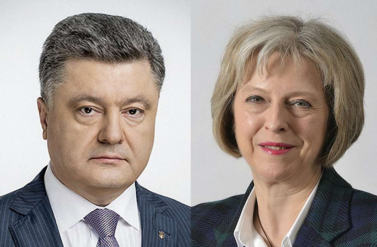 Петро Порошенко запросив Терезу Мей відвідати Україну з візитом