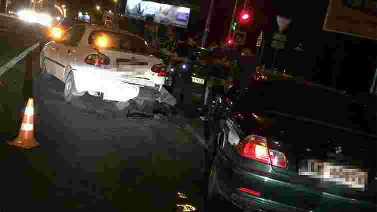 Львівські патрульні затримали нетверезого водія за ДТП із чотирма авто