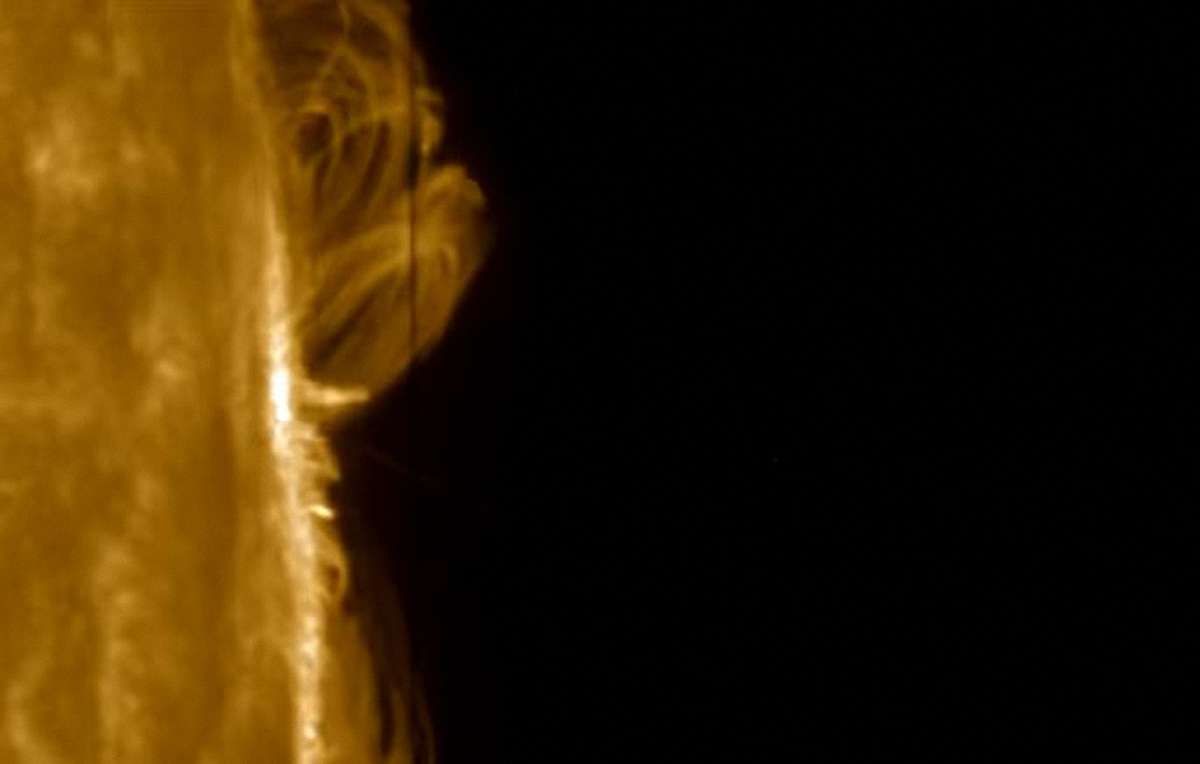 NASA вдалося зняти унікальний плазмовий дощ на поверхні Сонця