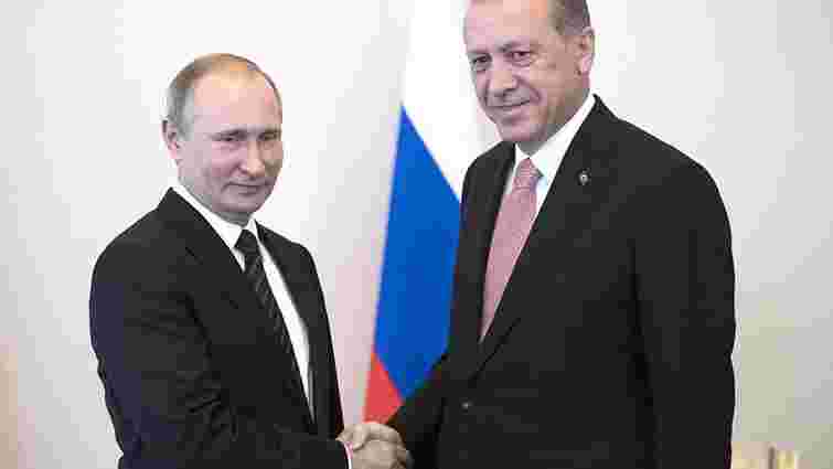 Путін і Ердоган домовились розморозити проект будівництва газопроводу «Турецький потік»