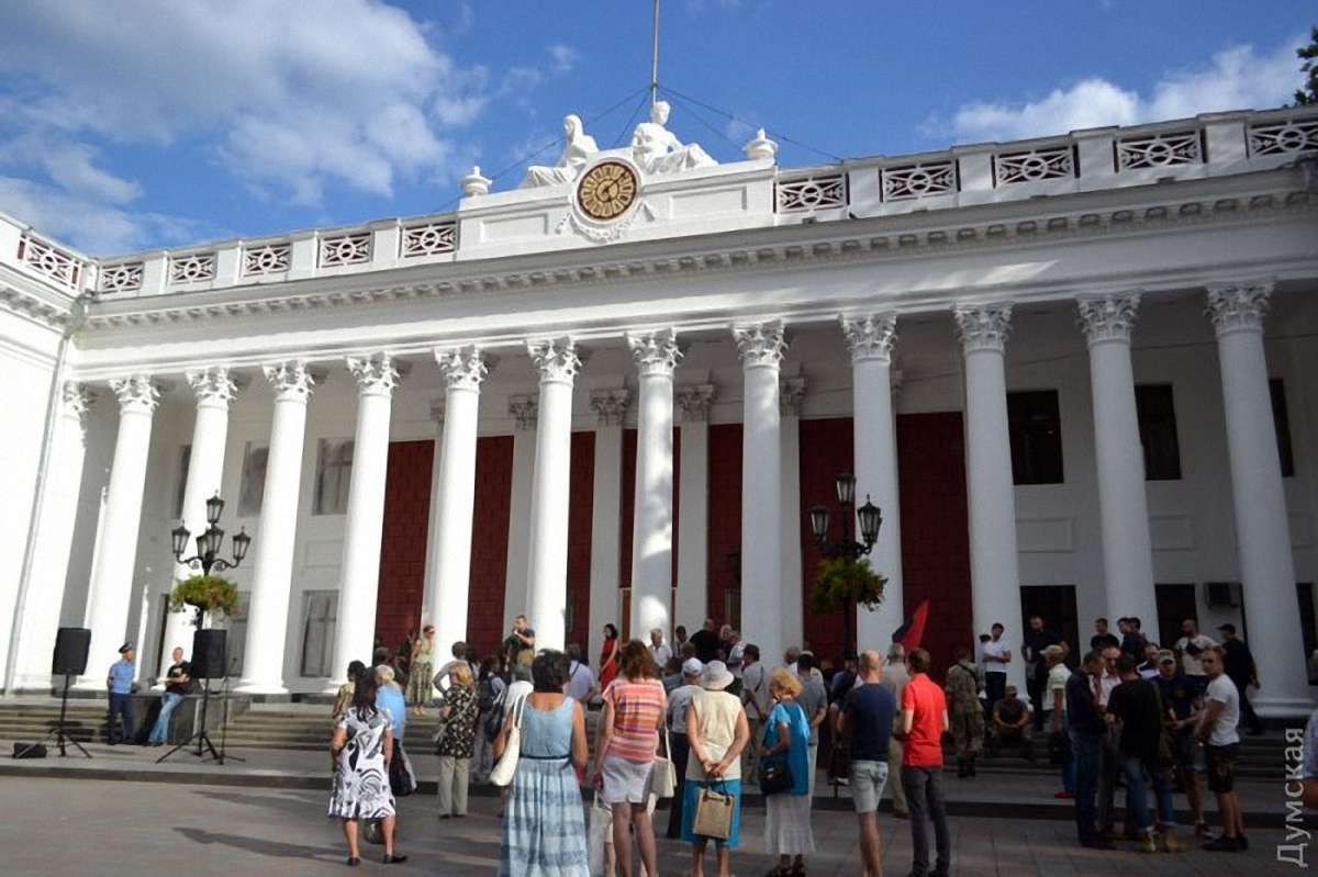 В Одесі активісти завадили громадським слуханням щодо перейменування декомунізованих вулиць
