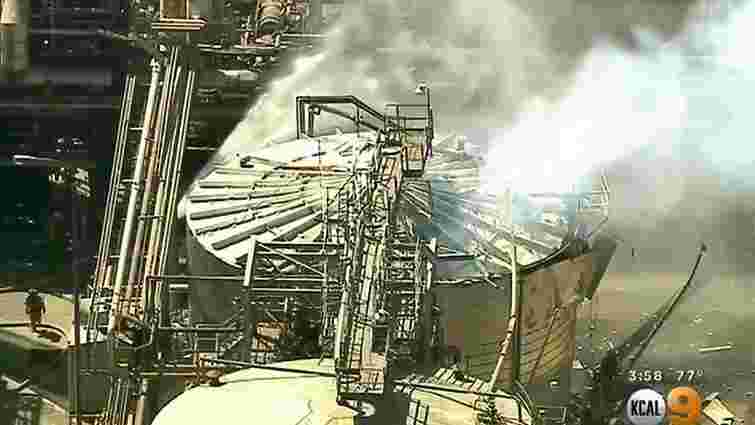 У Каліфорнії стався вибух на  нафтопереробному заводі