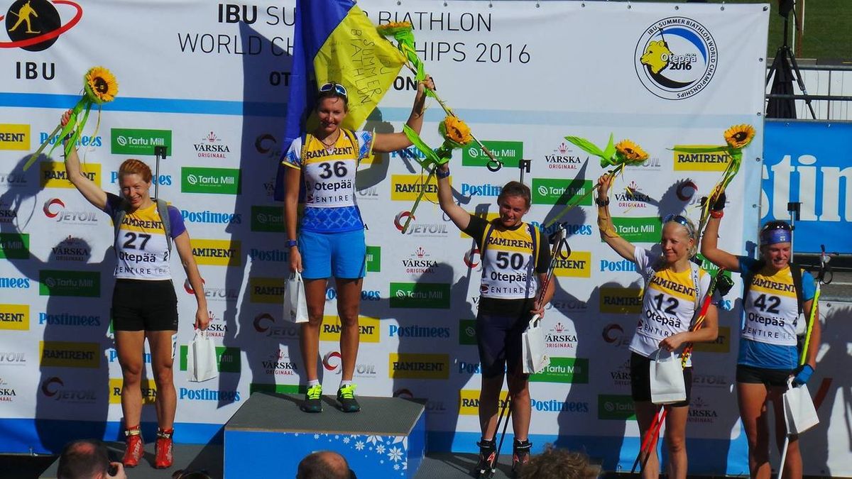 На літньому Чемпіонаті з біатлону українські спортсменки завоювали золото і бронзу