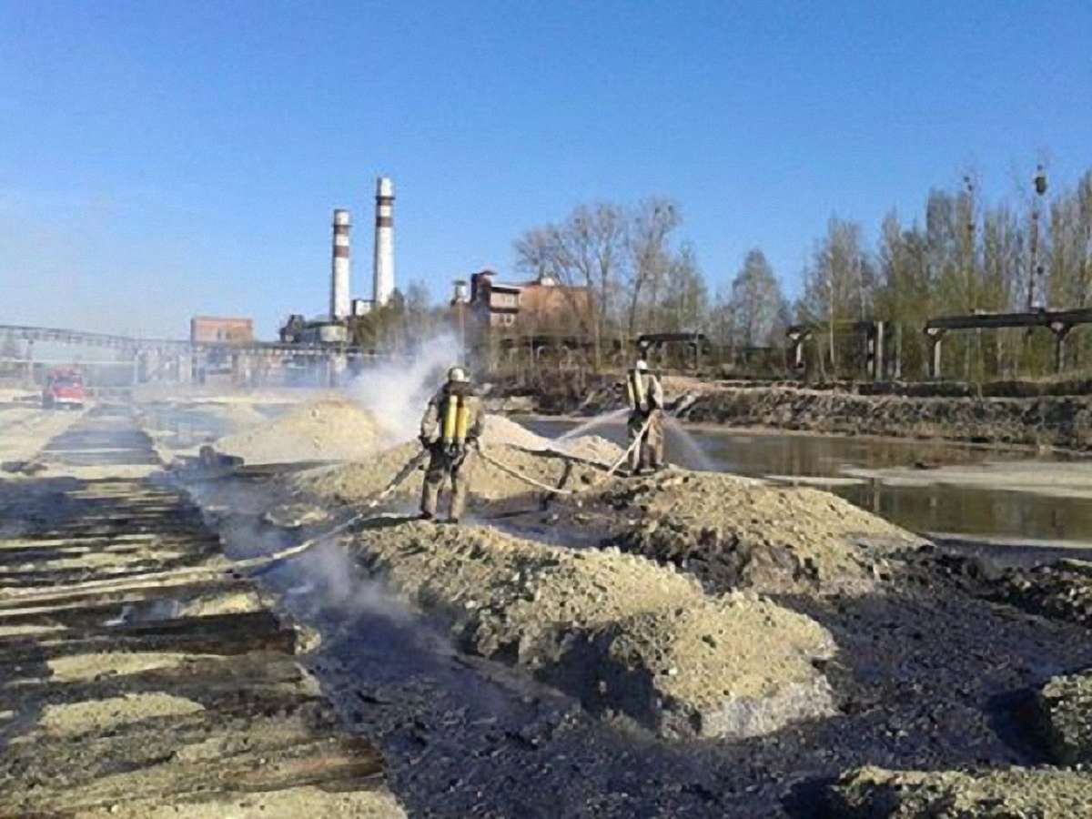 У Новому Роздолі на Львівщині горіла сірка