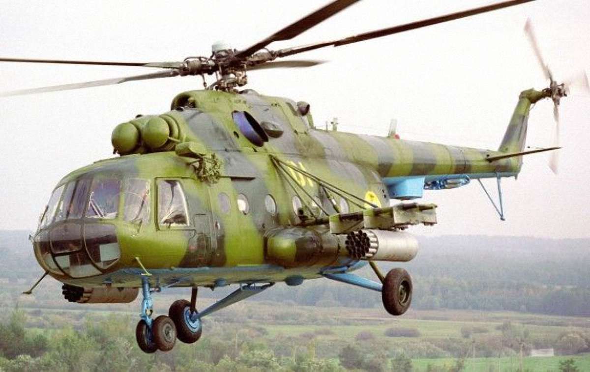 У Росії після жорсткої посадки згорів військовий вертоліт