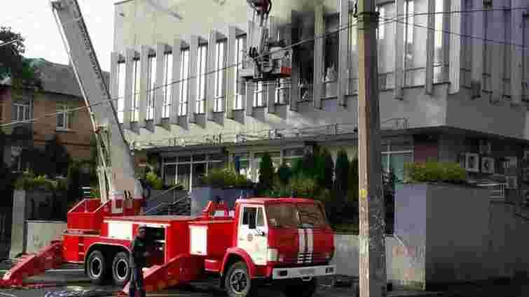 У ДСНС прокоментували пожежу у будівлі телеканалу «Інтер»
