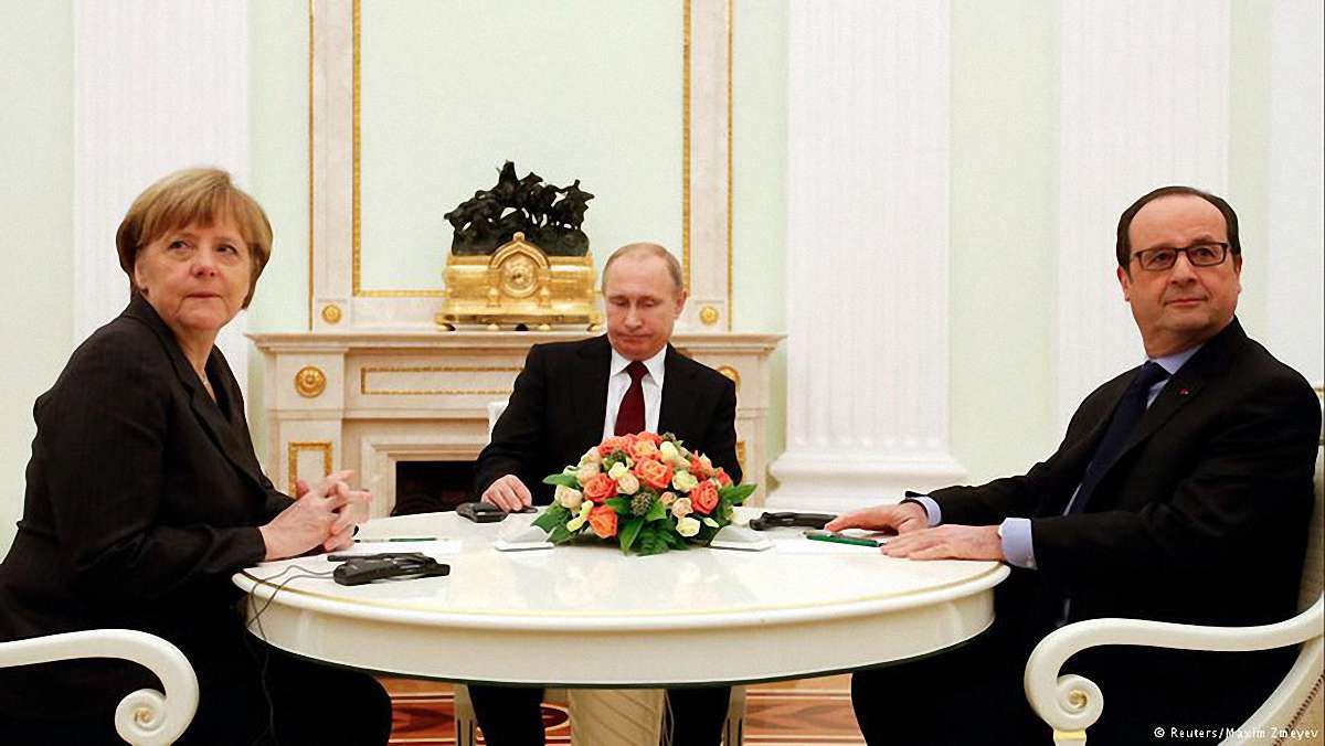Меркель та Олланд зустрілися з Путіним в Китаї