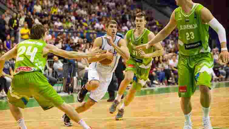Українські баскетболісти програли Словенії в останньому матчі відбору Євробаскету-2017