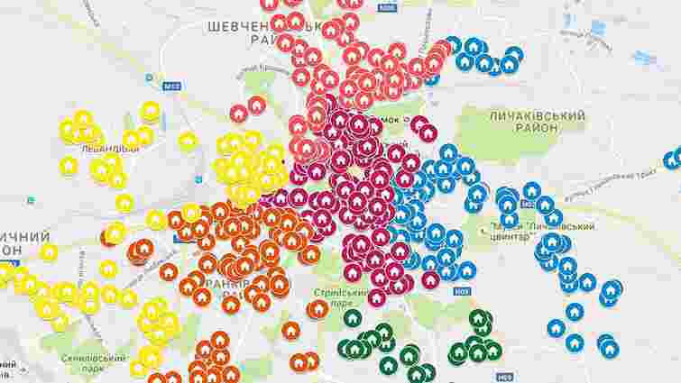 У Львові створили онлайн-карту ремонтів житлових будинків
