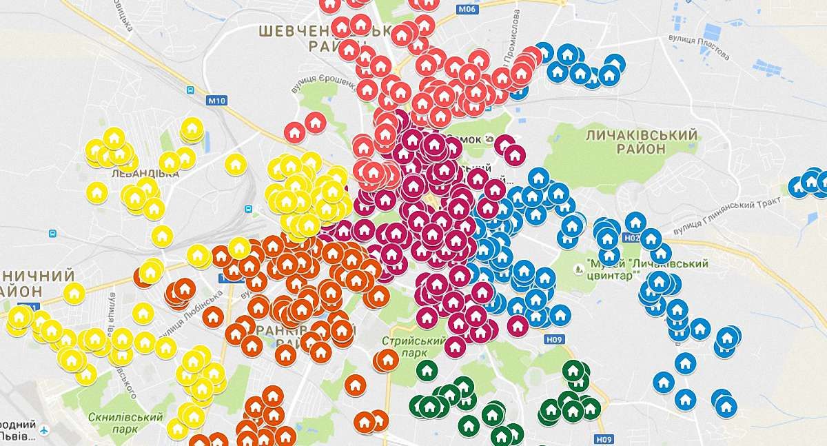 У Львові створили онлайн-карту ремонтів житлових будинків