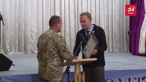 У львівському шпиталі бійців із Днем захисника привітав міський голова