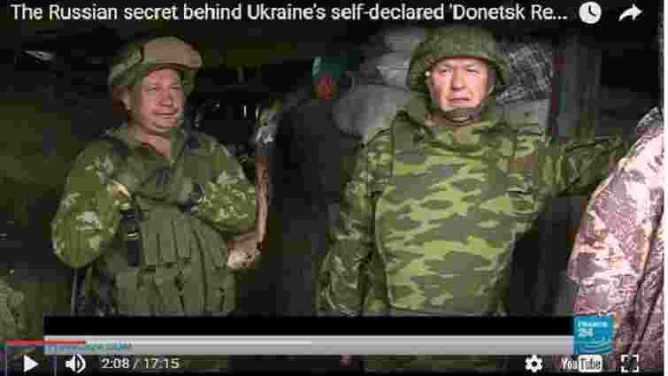 Французьке телебачення показало сюжет з доказами участі Росії у війні на Донбасі