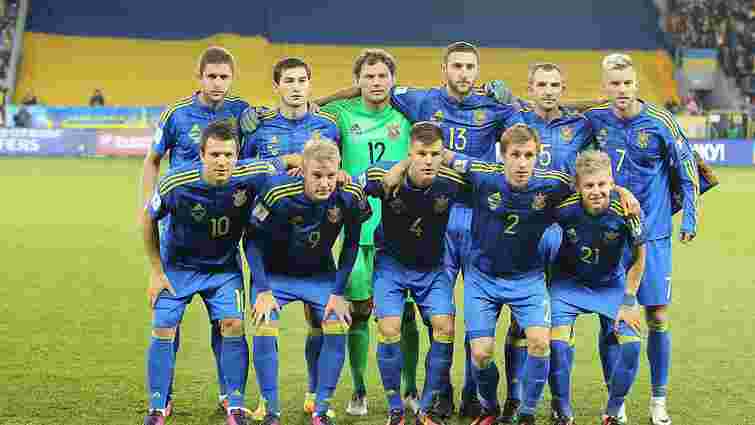 Збірна України зберегла 29 місце у рейтингу ФІФА