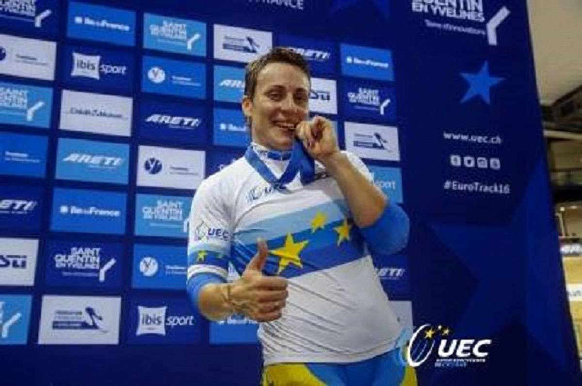 Українка Любов Басова виграла чемпіонат Європи з велотреку