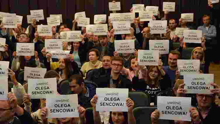 У Варшаві пройшла акція на підтримку Олега Сенцова