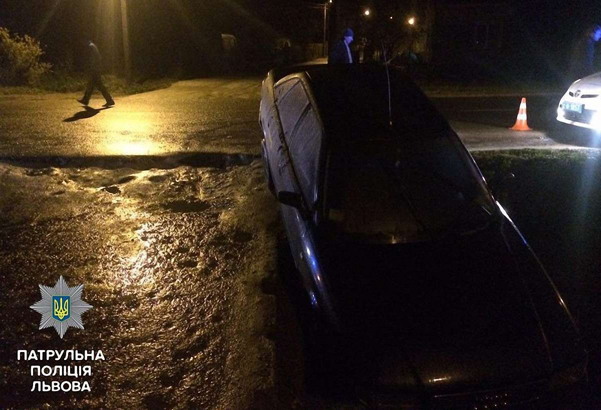 П'яного водія авто оштрафували у Львові ще й за порушення пішохідних правил
