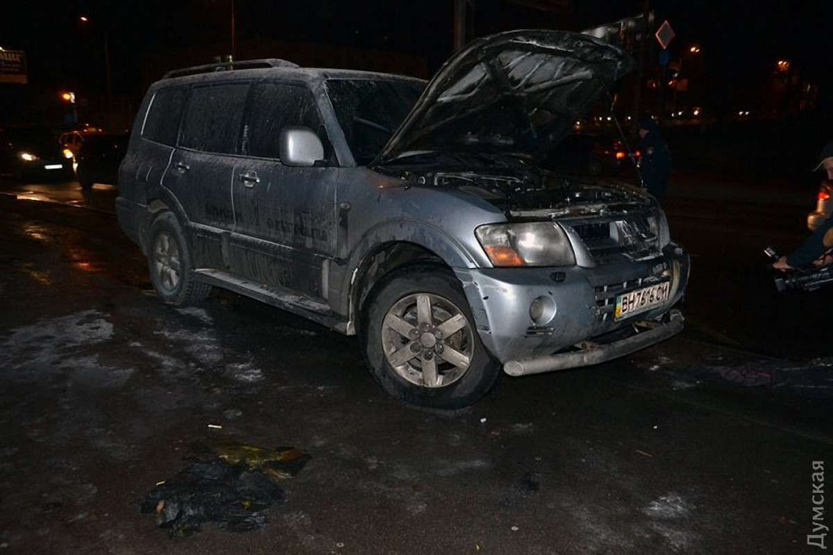 В Одесі спалили автомобіль лідера місцевого Автомайдану