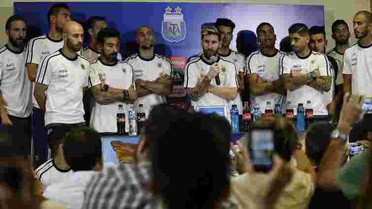 Збірна Аргентини на чолі з Ліонелем Мессі оголосила бойкот журналістам
