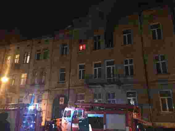 У центрі Львова сталась пожежа у житловому будинку