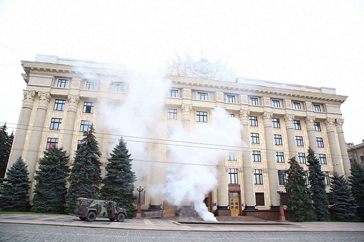 У рамках навчань СБУ звільнила будівлю Харківської ОДА від «диверсантів»
