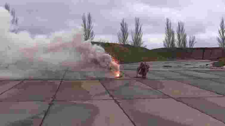 Українські військові в зоні АТО провели тренування із маскування об’єктів