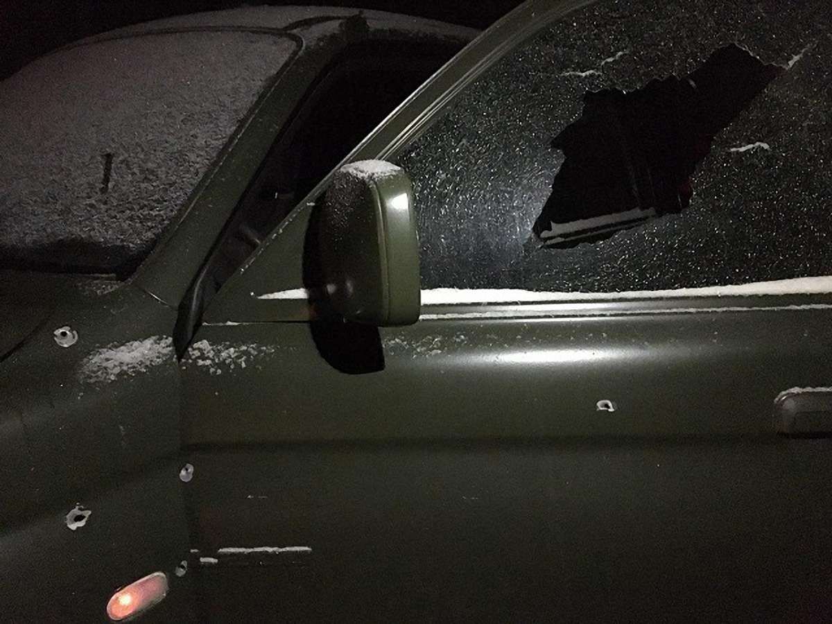 На Харківщині обстріляли авто лідера місцевого «Азова» 