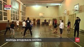Львівські «Кажани» провели майстер-клас з волейболу для школярів