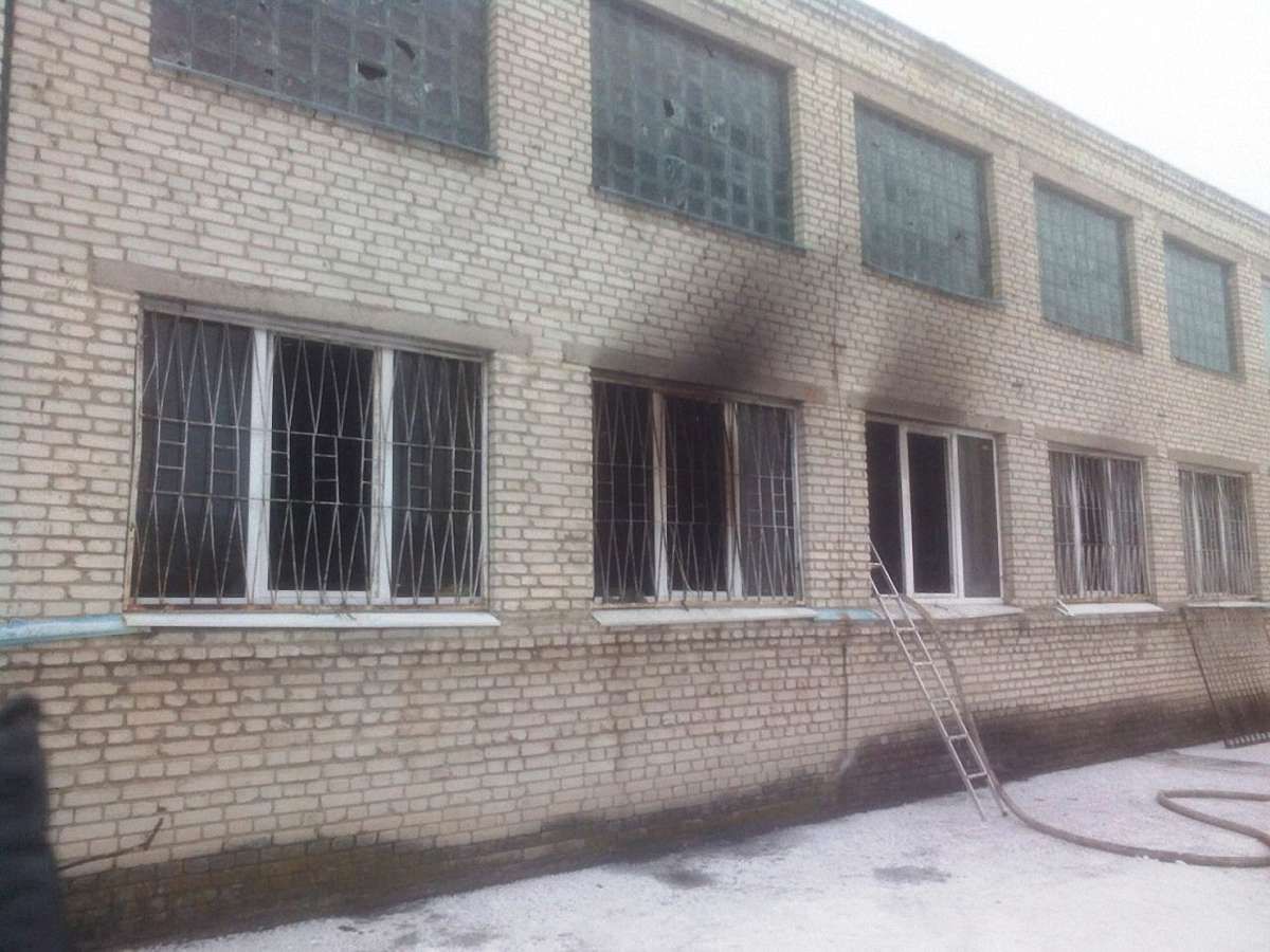 У Червонограді горіла панчішна майстерня ПТУ