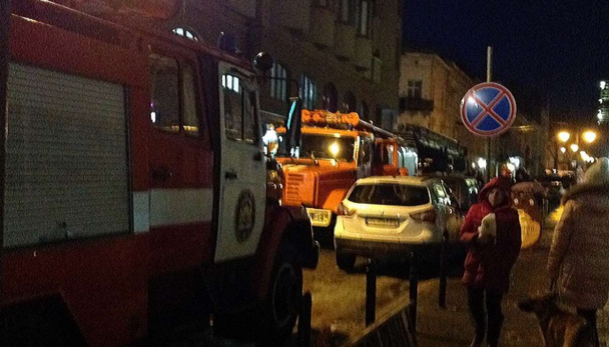 У центрі Львова горів житловий будинок